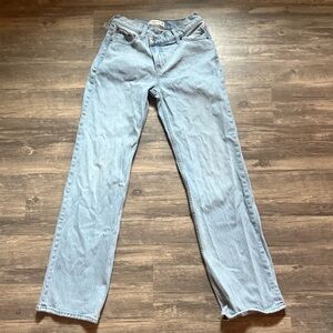 Abercrombie & Fitch Light Blue Straight Leg Jeans